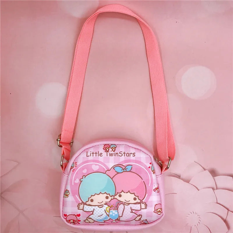 Crossbody Bag Sanrio Shoulder Bags Cute Cartoon Backpacks  Cinnamorol Girl Pouch
