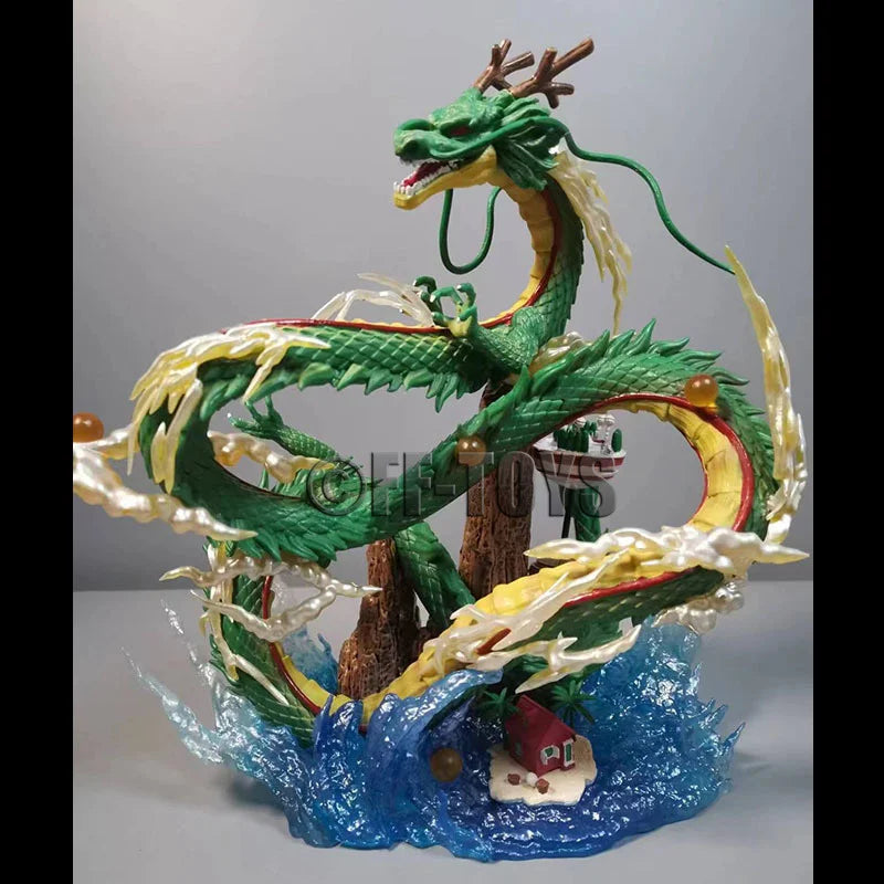 Anime Dragon Ball Z Shenron Figure with kid goku Figurine PVC Action figures GK Statue DBZ Shenlong Collectible Model Toys Gifts