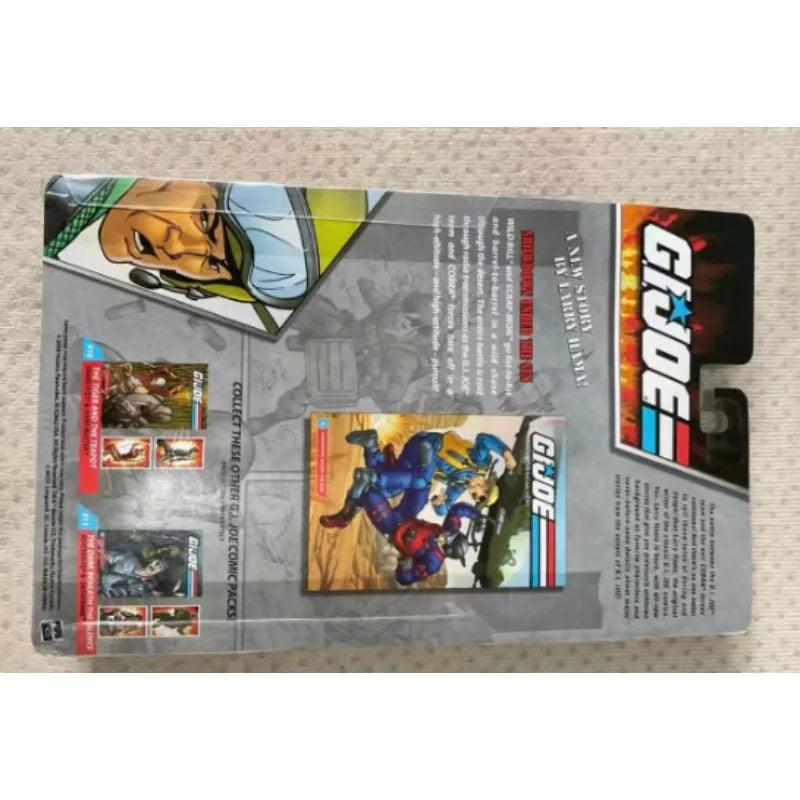 Original Hasbro G.I. Joe A REAL AMERICAN HERO COMIC PACK SCRAP IRON & WTLD BILL Anime Figure Toy Collection Model
