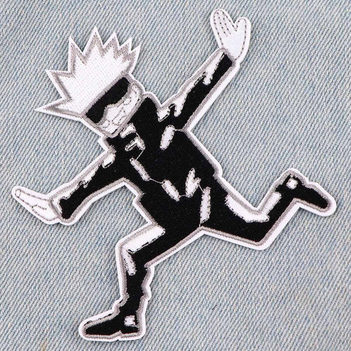 Gojo Satoru Clothes Patches Embroidered Diy Iron on Patches for Clothing Jacket Badges Sewing Stickers Applique Anime Patches