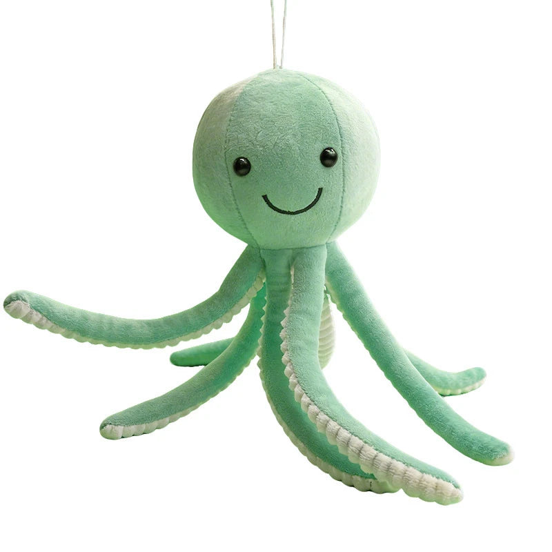 30cm Stars Octopus Plush Toy Stuffed Aquatic Cartoon Animal Doll Smiling Face Plushie Appeasing   Birthday Gift