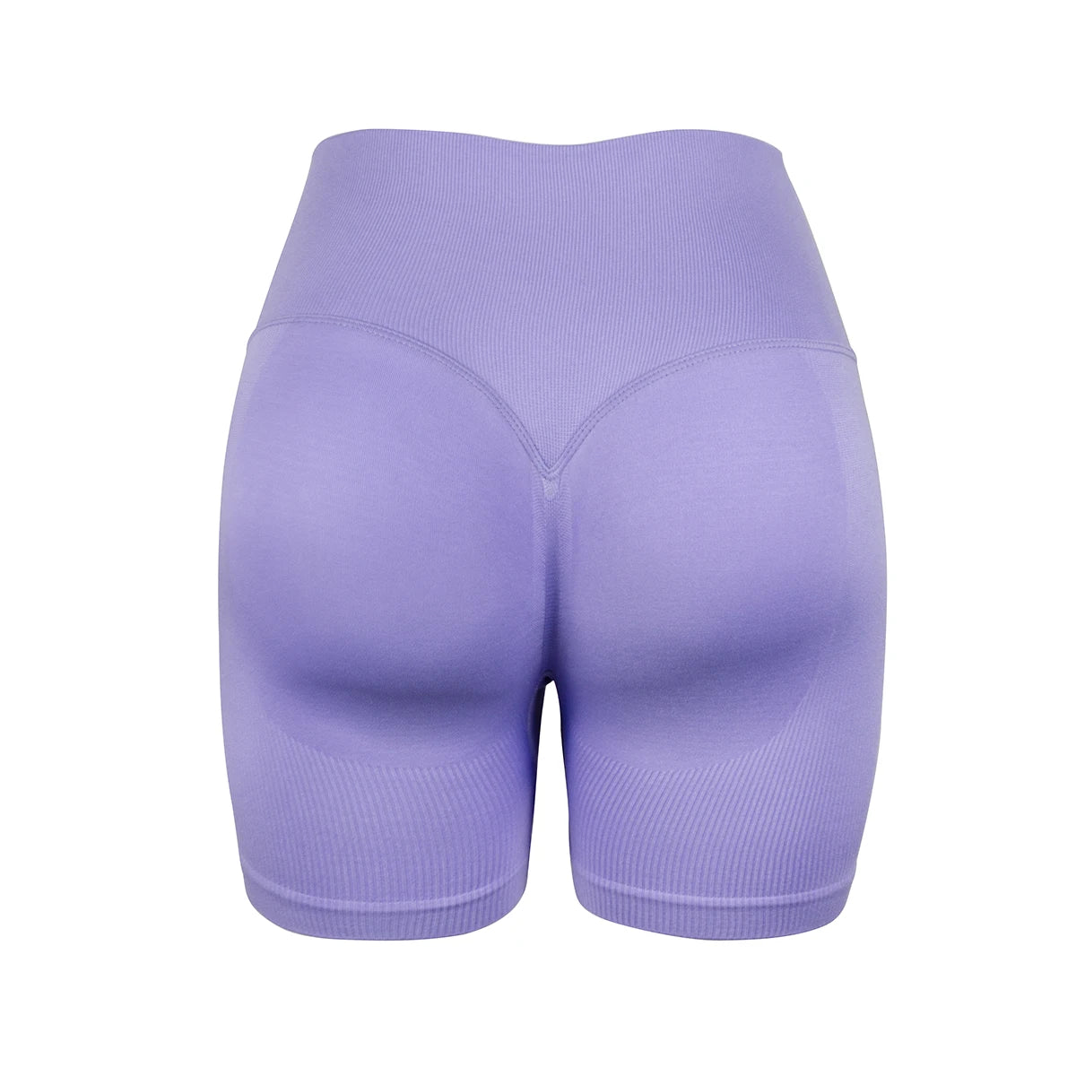 Women's seamless high-waisted yoga shorts that flatten the stomach and lift the buttocks; perfect for workouts and running