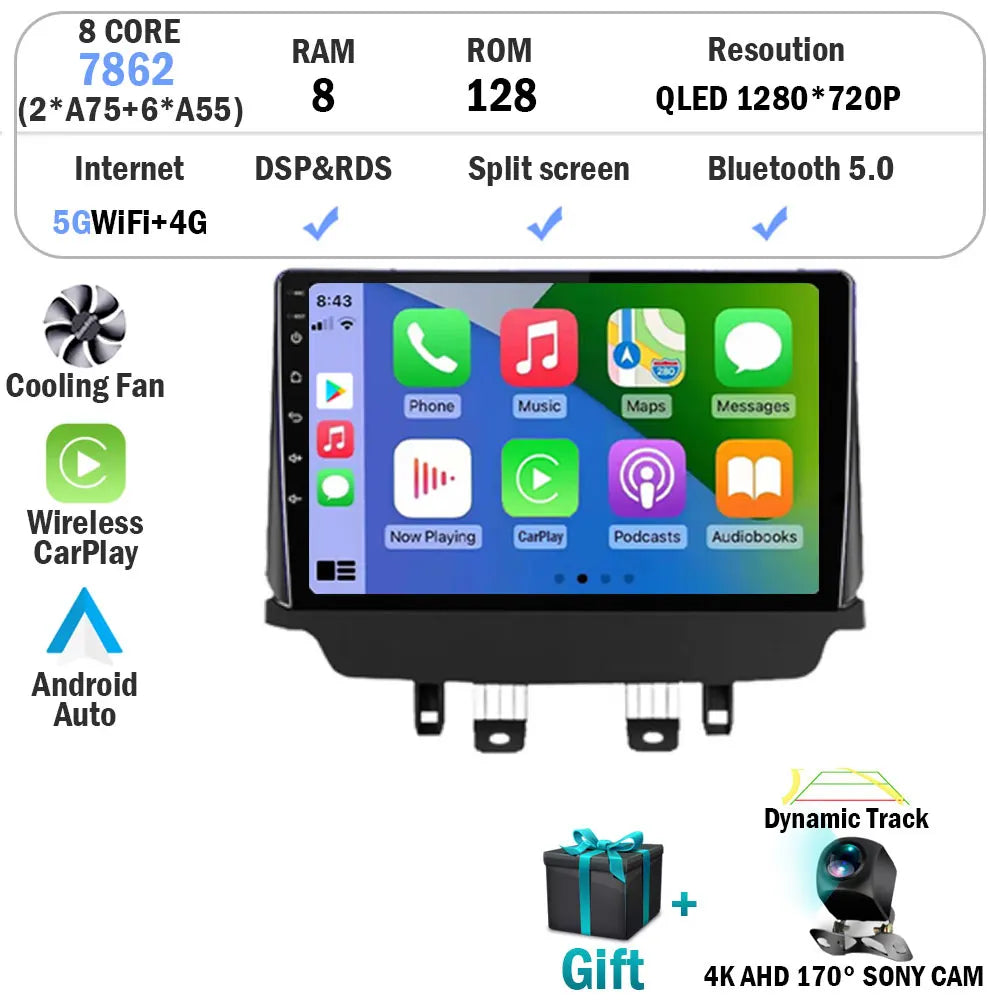 Android 16 Auto Radio For Mazda CX-3 CX3 Mazda 2 DK 2014 - 2021 Carplay Stereo Car Multimedia Player GPS Navigation 2din WIFI+4G
