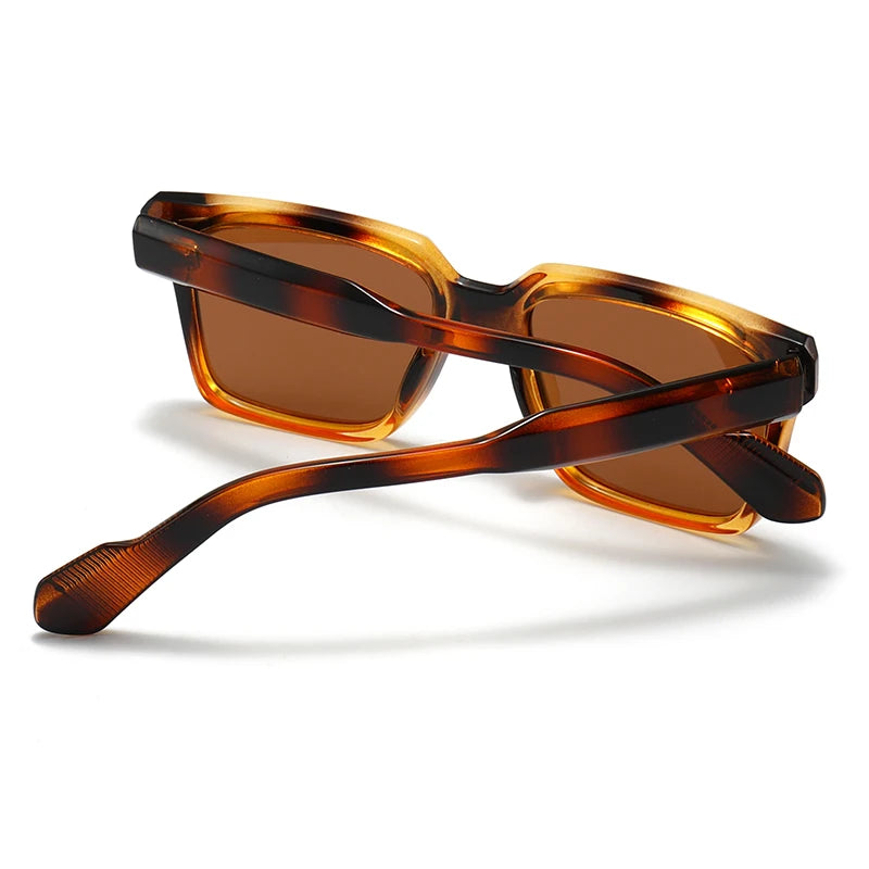 JNPCXI New Fashion Square Sunglasses for Men and Women Trendy Polarized Sun Glasses Shades UV400