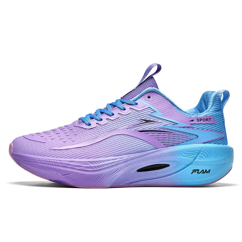 Men Running Shoes Sneakers Anti-slip Cushioned Comfortable Racing Carbon Plate Training Mesh Tennis Shoes Casual for Women 2026