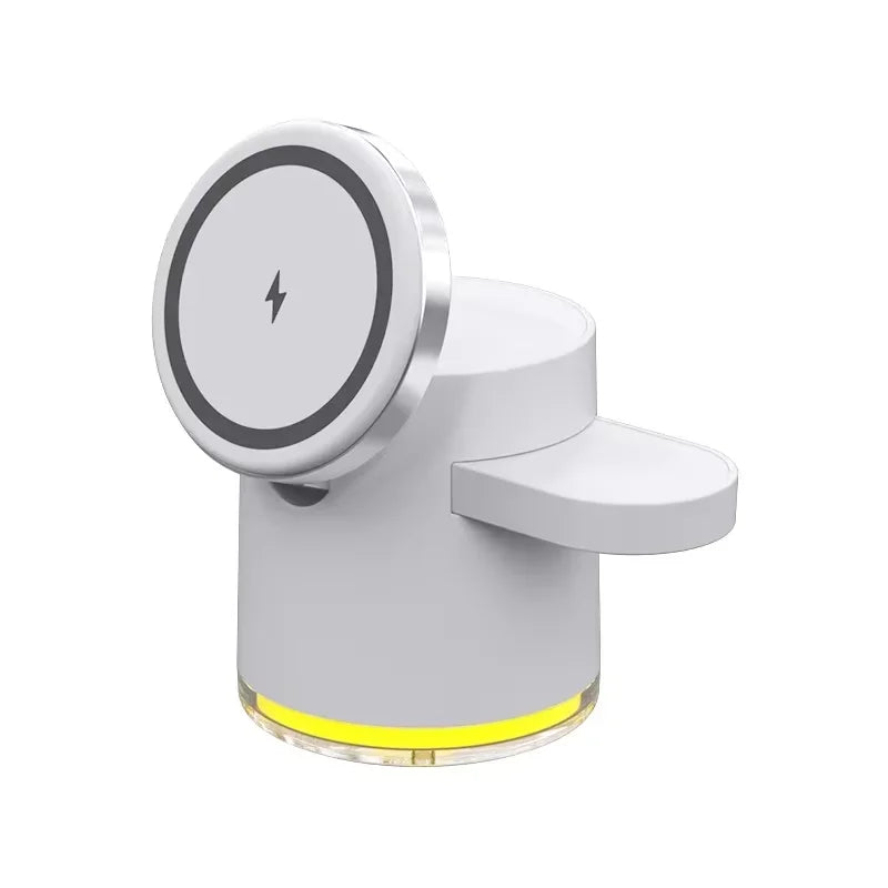 4in1 QI2 Wireless Charger Stand Light iPhone 14-16 Pro Max, AirpodPro 2-8, Watch