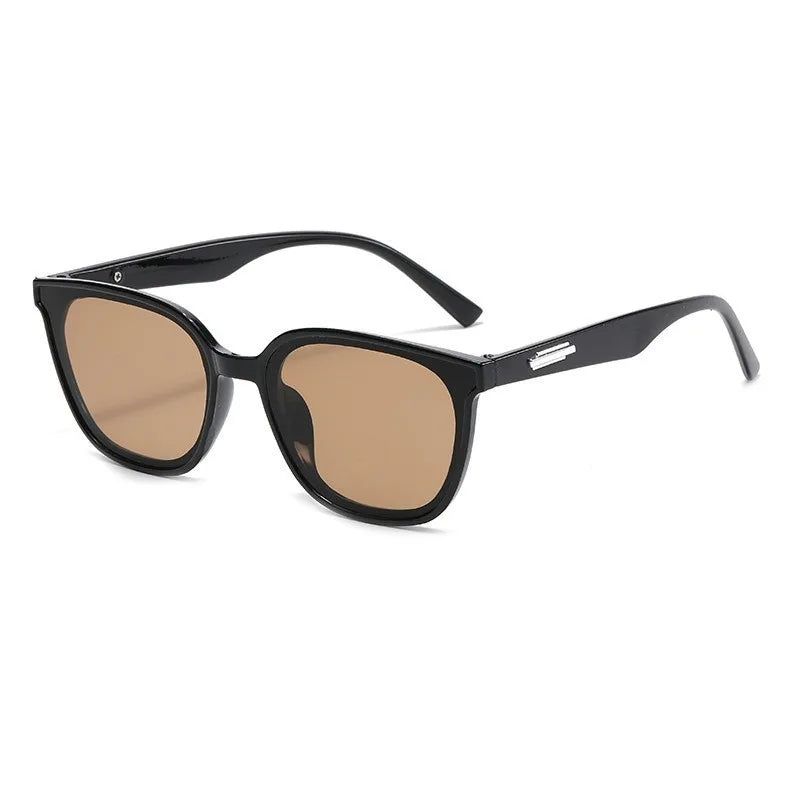 Retro Large Frame Sunglasses Men and Women UV Protection Sunglasses