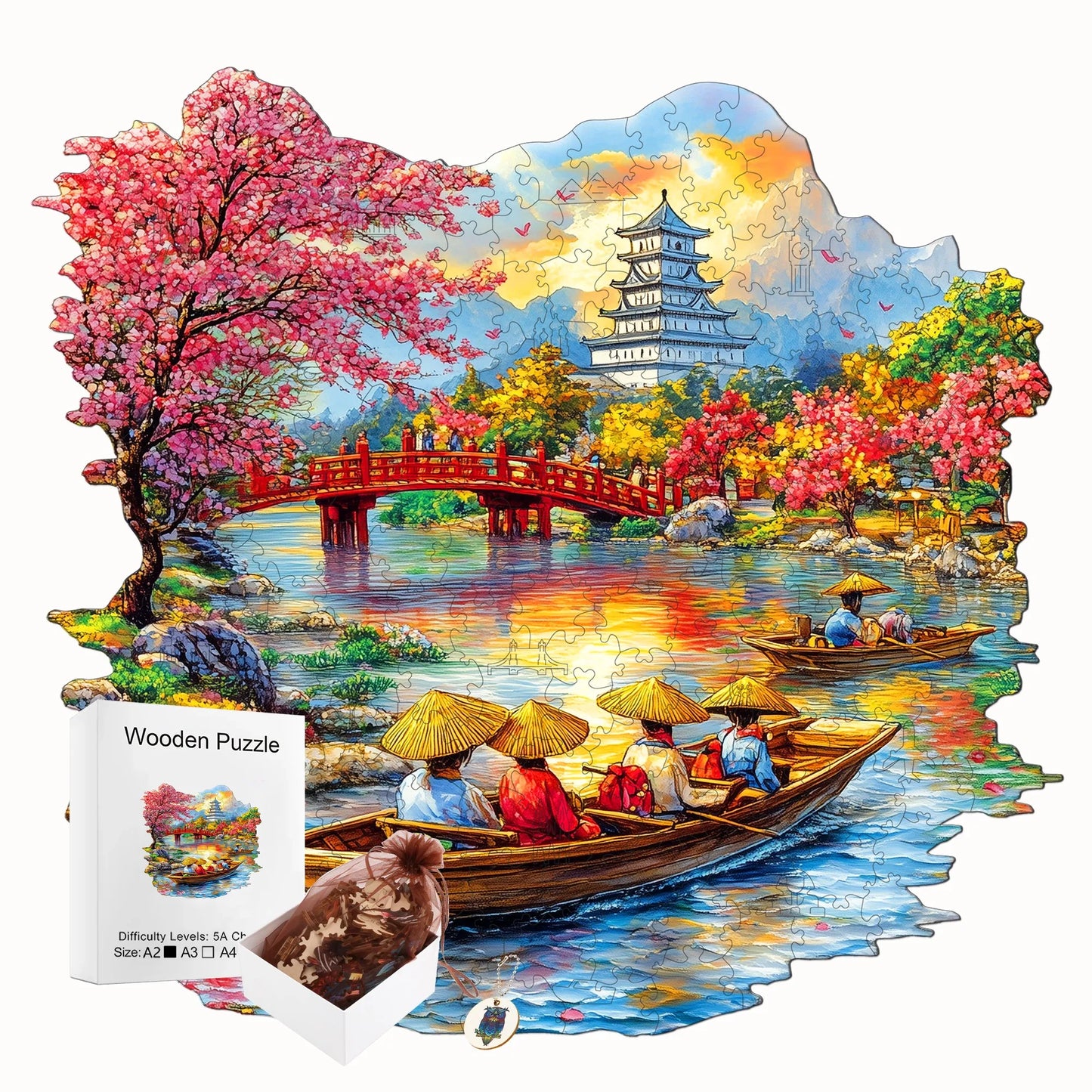Fantasy Style Wooden Jigsaw Puzzle Wood Home Decor Painting Christmas and Halloween Gift Toy For Teen And Kid