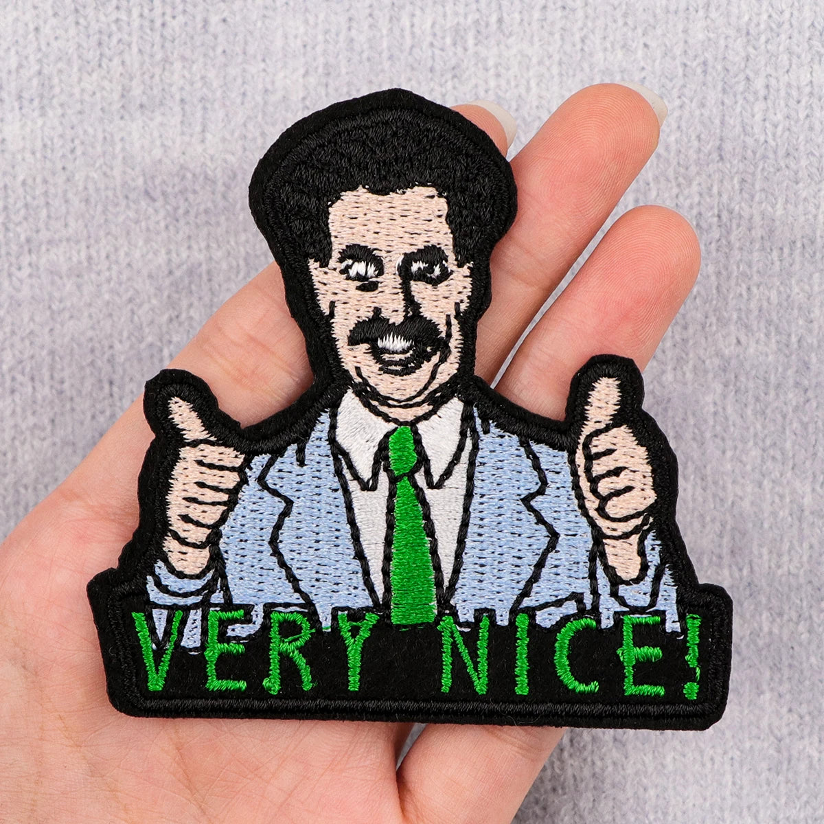 VERY NICE Patches On Clothes Funny Quotes Iron on Embroidered Patches For Clothing DIY Stripes Applique Accessory