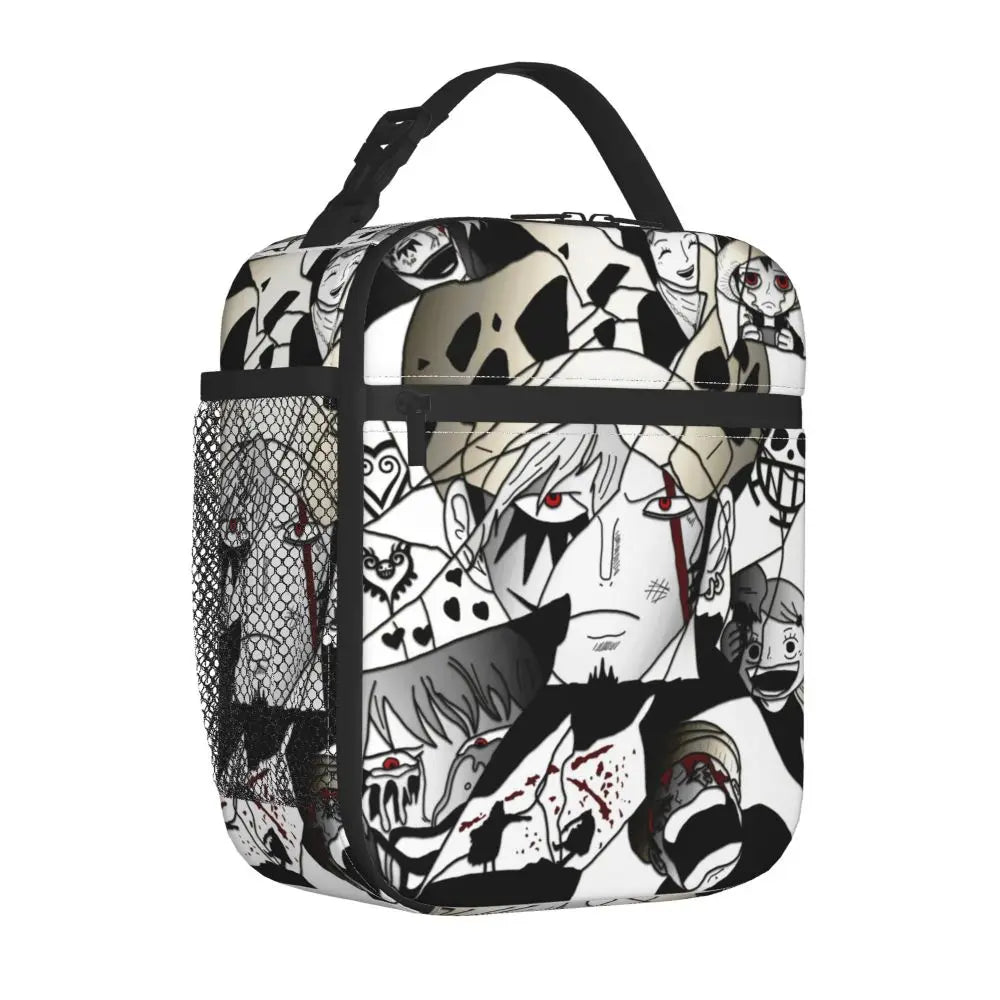 One Piece Monkey D Luffy Anime Insulated Lunch Thermal Bag Work School Bag M11