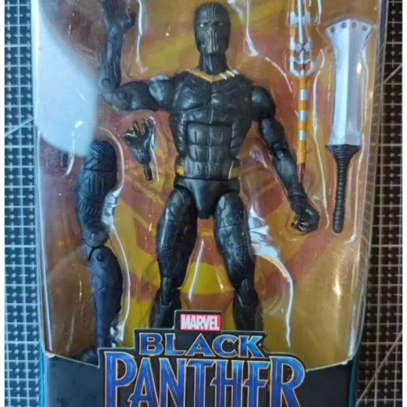 Original Hasbro Marvel Legends Series BLACK PANTHER ERIK KILLMONGER Anime Figure Toys Collection Ornaments