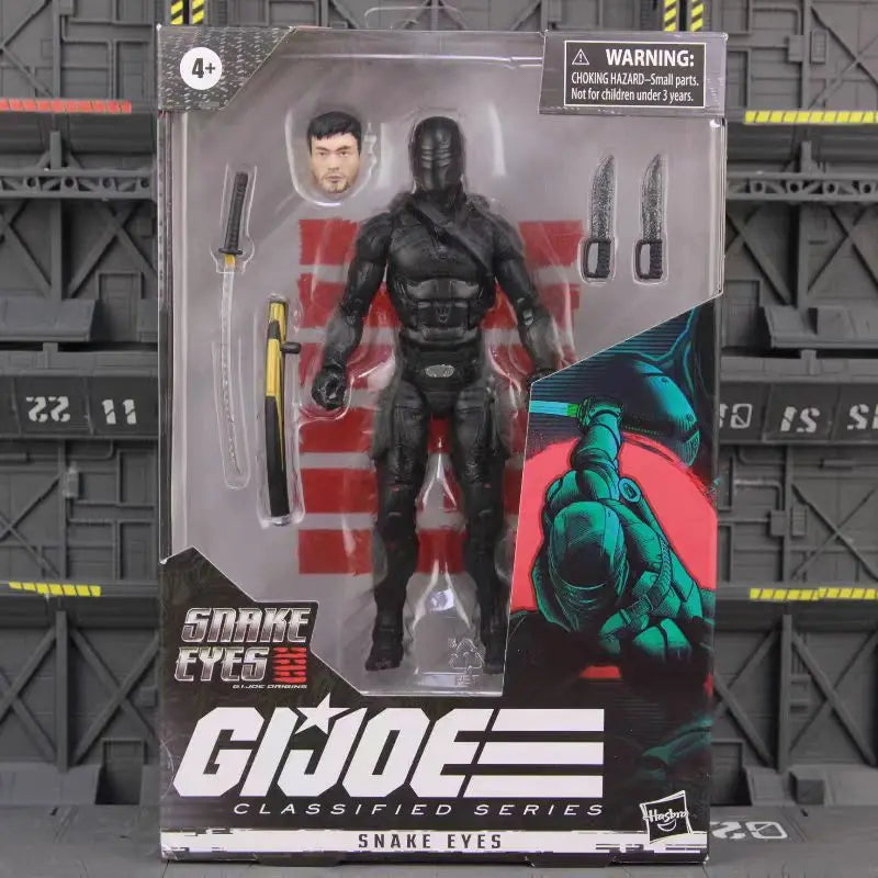 Original Hasbro G.I. Joe Classfied Series Storm Shadow/scarlett/Akiko/baroness/snake Eyes Action Figure Collection Toys