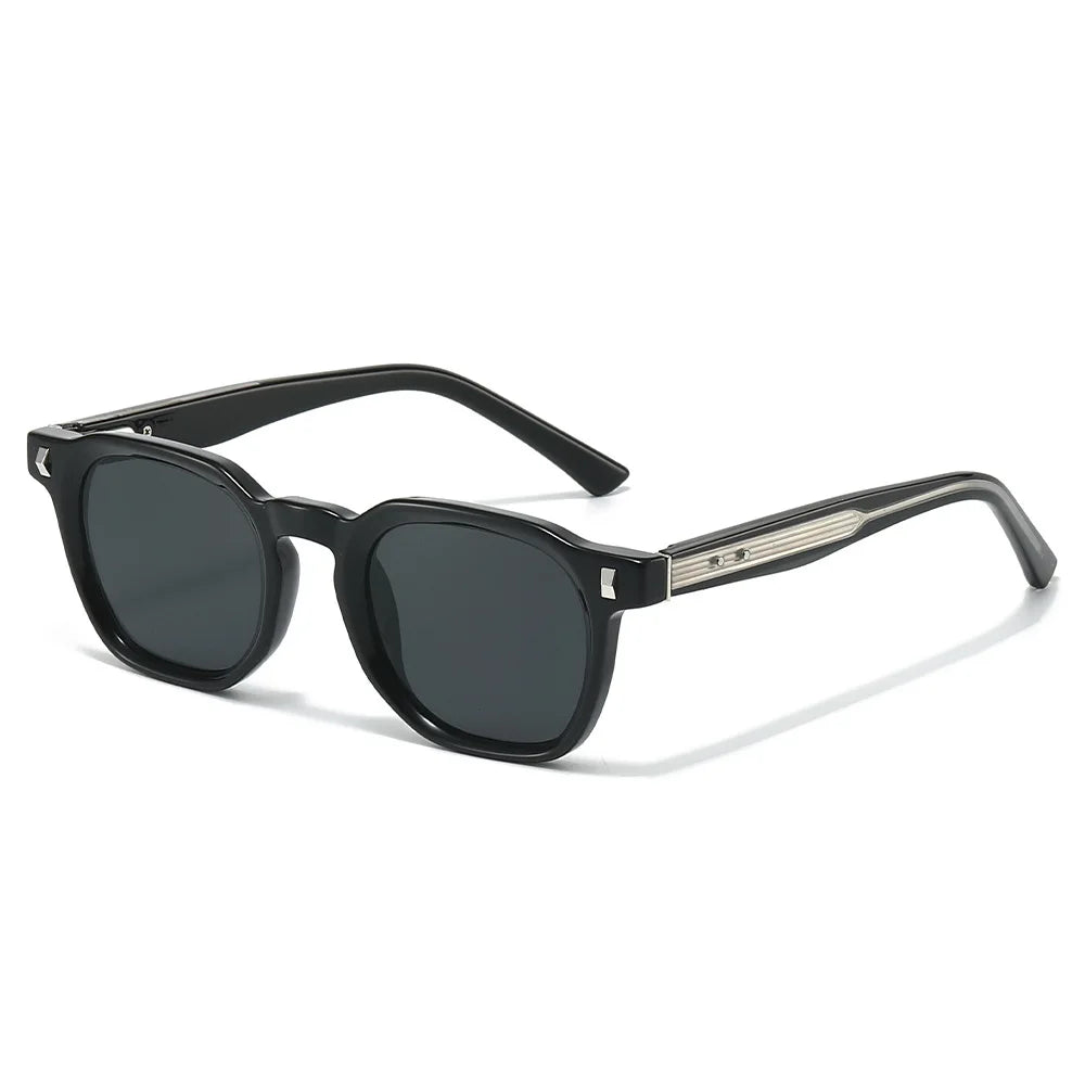 JNPCXI New Fashion Sunglasses Men Vintage Square Gradient Sun Glasses Outdoor Sports Party Vacation Travel Driving Eyeglasses