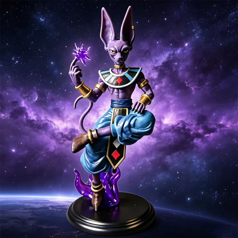 Anime Dragon Ball Z Beerus Figure 20cm/7.87in Super God Of Destruction Beerus Action Figures Collection Mode Toys Gifts