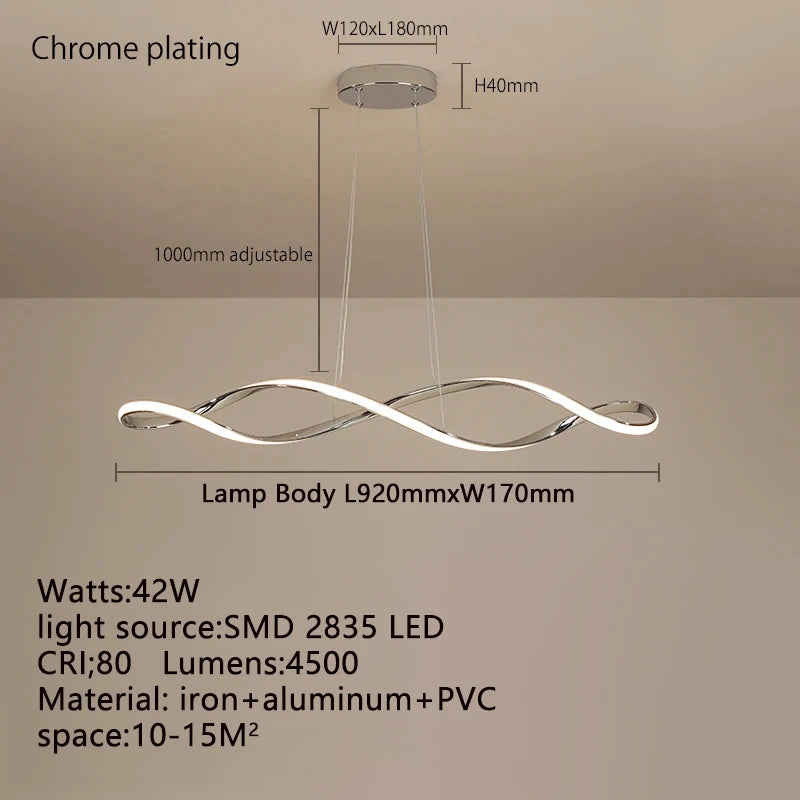 Modern glass home decor led lights pendant, lamps for living room Chandeliers M4