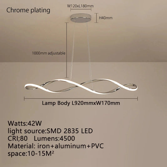 Modern glass home decor led lights pendant, lamps for living room Chandeliers M4