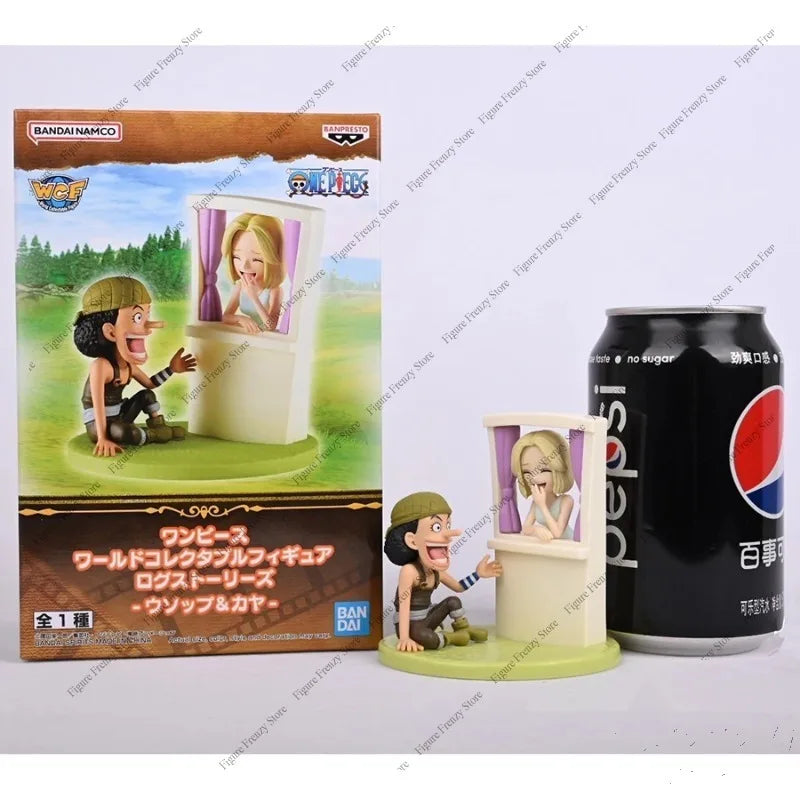 Special Offer Original Banpresto One Piece Anime Figurines WCF Usopp Kaya PVC Action Figures for One Piece Collectible Model