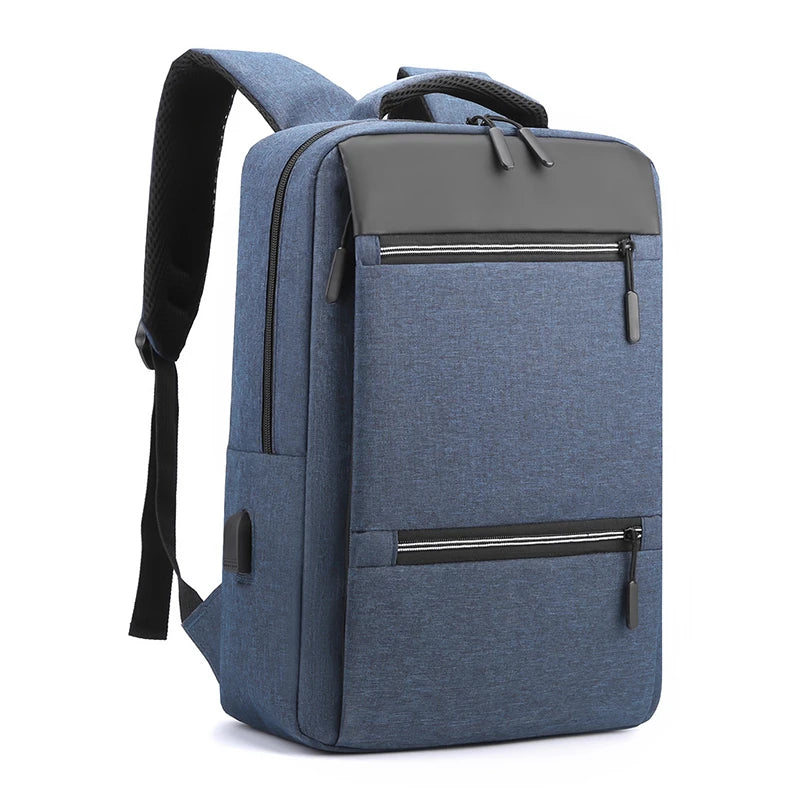 Business Laptop Backpack, Large Capacity Travel Bag w/ Adjustable Shoulder Strap