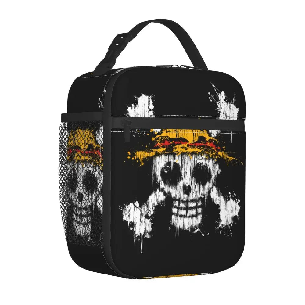 One Piece Monkey D Luffy Anime Insulated Lunch Thermal Bag Work School Bag M9