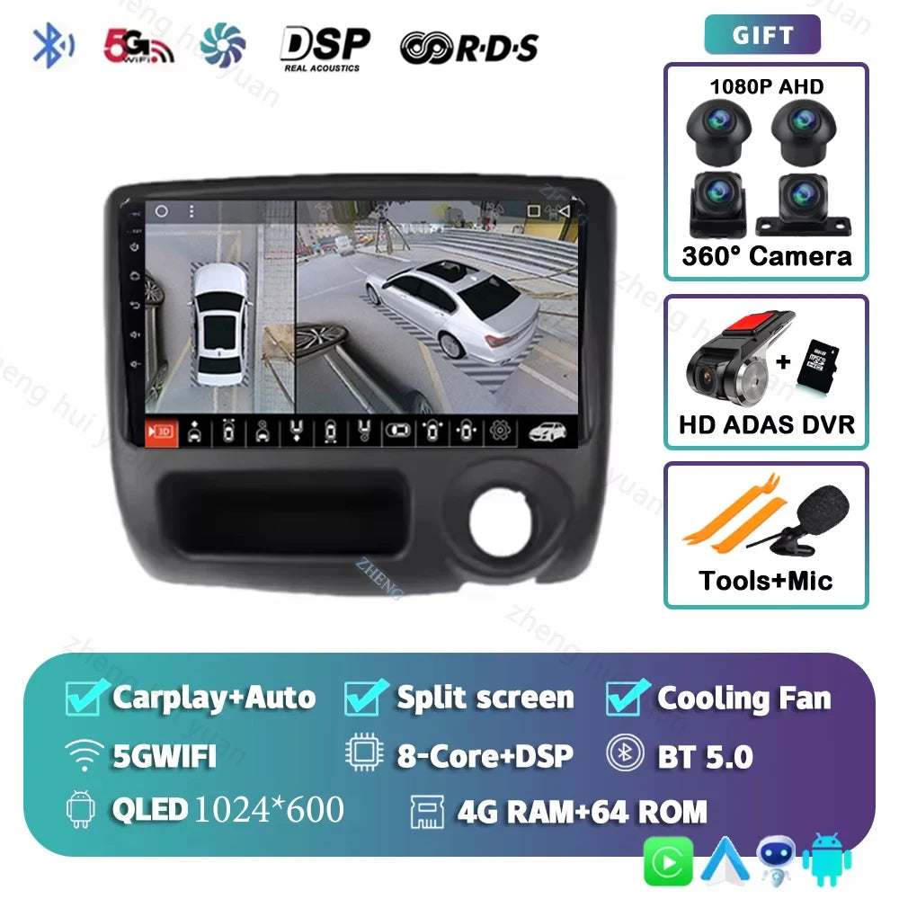 Android 14 For Toyota Vitz Yaris Echo 1999-2005 Carplay Auto Car Radio Multimedia Video Player Navigation GPS No 2Din 2 Din DVD