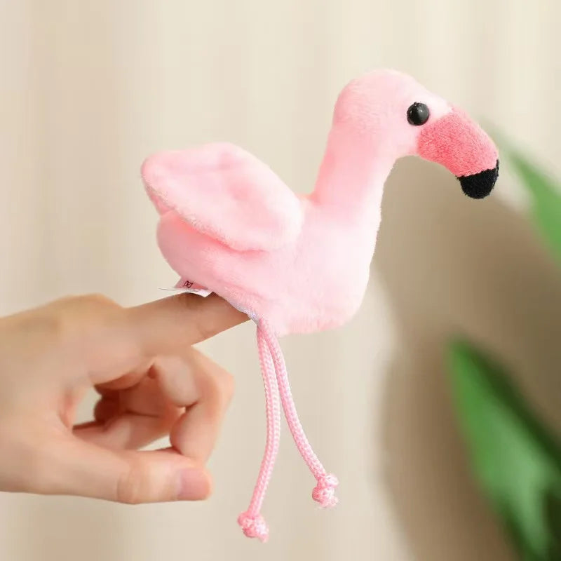 9cm Latest Marine Animal Finger Cover Filled Plush Toy Handmade Doll Cartoon Anime Cute Children's Birthday Gift Fun Doll