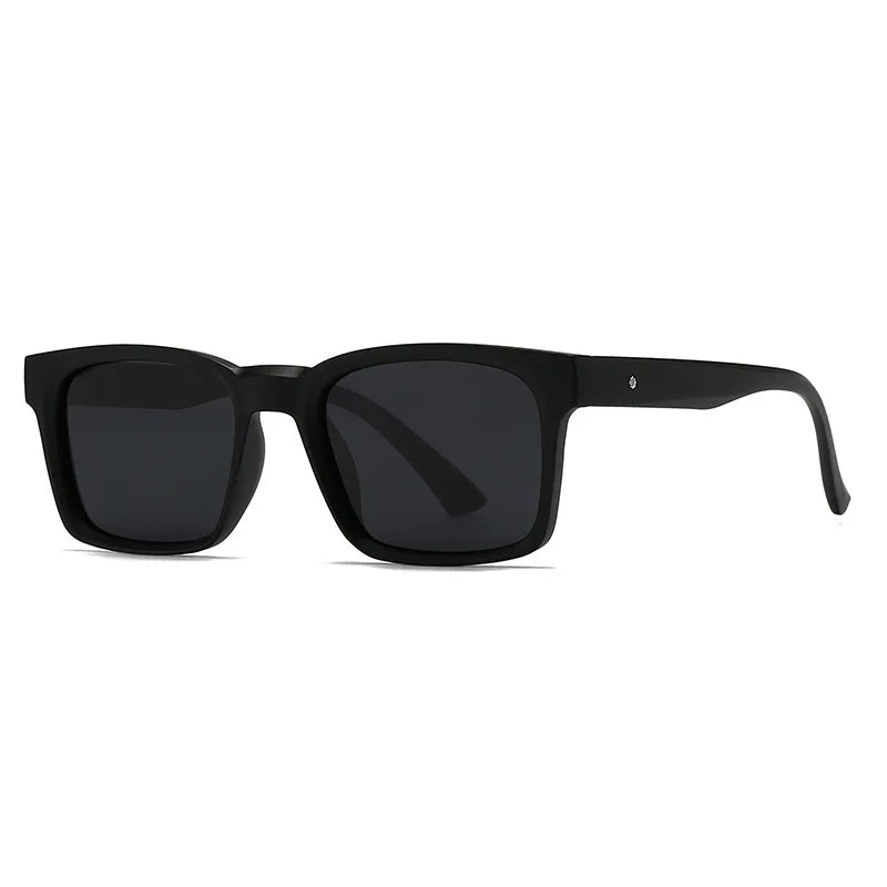 JNPCXI New Retro Rivets Men Square Sunglasses Shades UV400 Fashion Women Gradient Green Sun Glasses