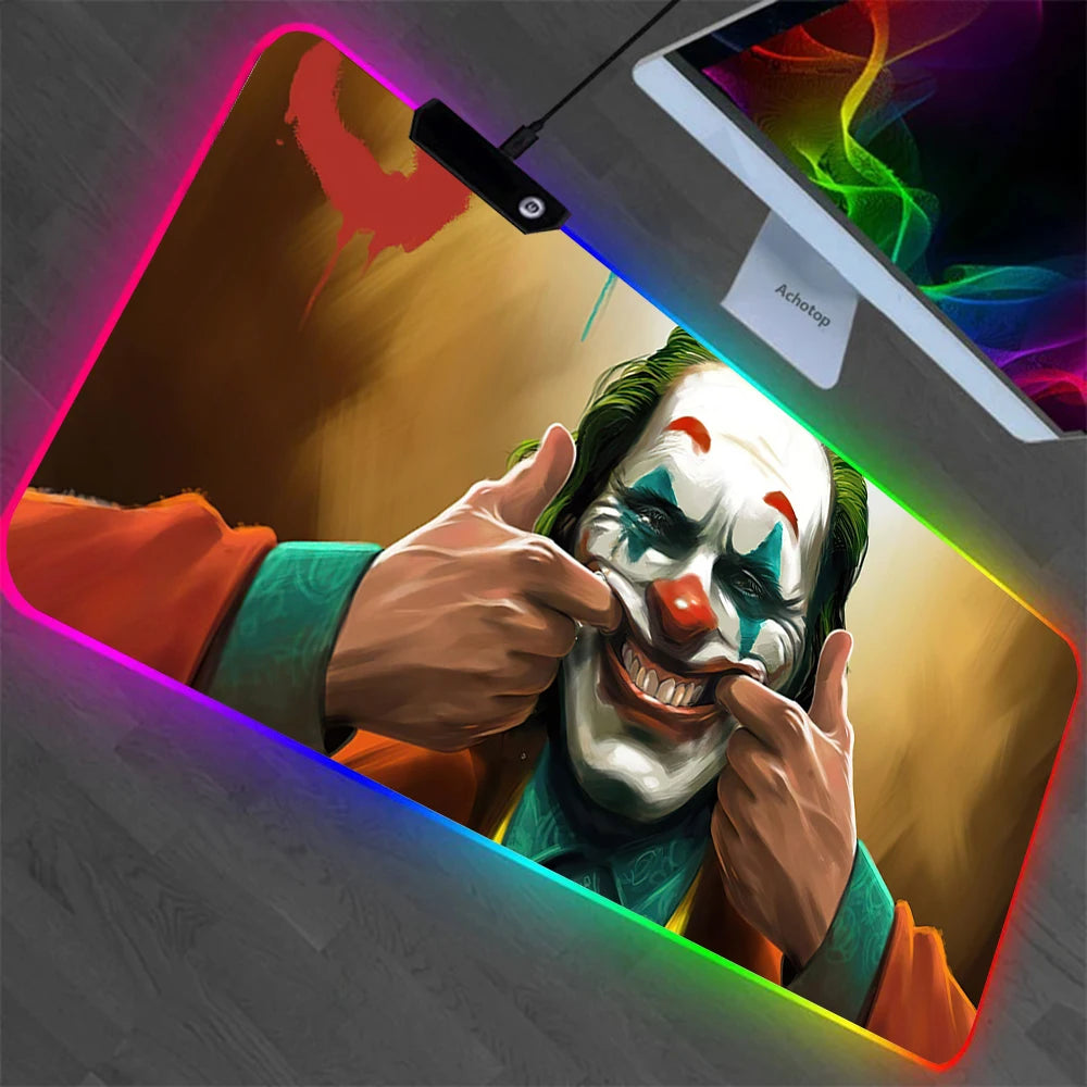 J-jokers RGB Pc Gaming Poker Keyboard Mouse Pad Mousepad LED Glowing Mouse Mat9
