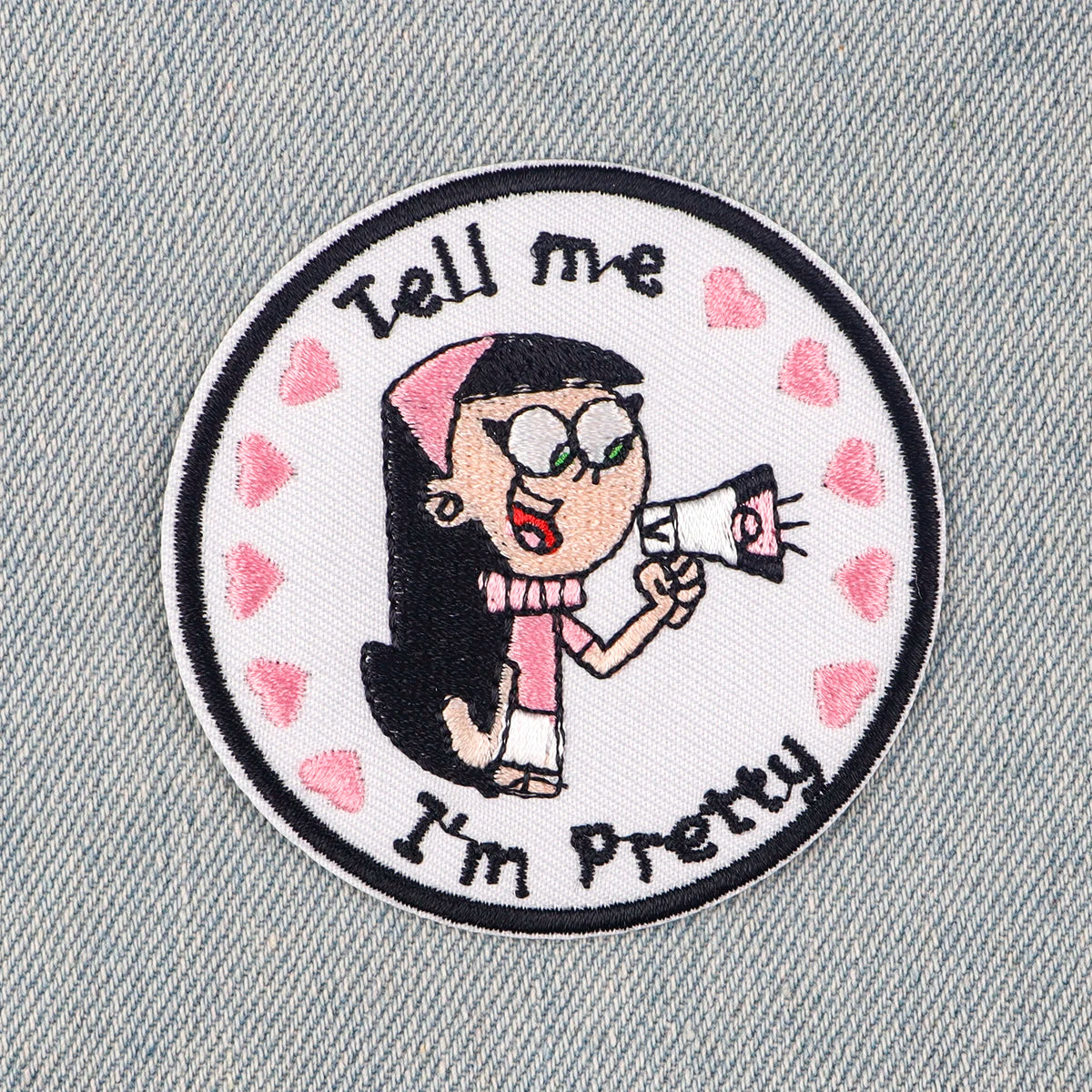Pretty Girl Patch Cartoon Embroidered Patches For Clothes DIY Iron On Patches For Clothing Patches On Clothes Sew