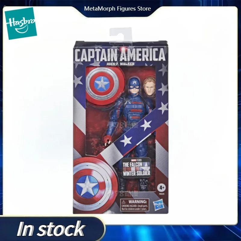 Original Hasbro Marvel Legends Series The Falcon Winter Soldier Captain America Anime Figure Toy Collection Gift