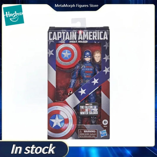Original Hasbro Marvel Legends Series The Falcon Winter Soldier Captain America Anime Figure Toy Collection Gift