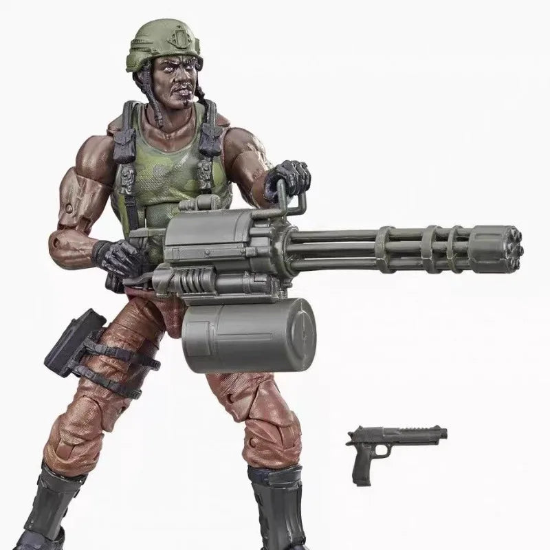 Original Hasbro G.I. Joe Classified Series HEAVY ARTILLERY ROADBLOCK Anime Figure Toy Collection Model