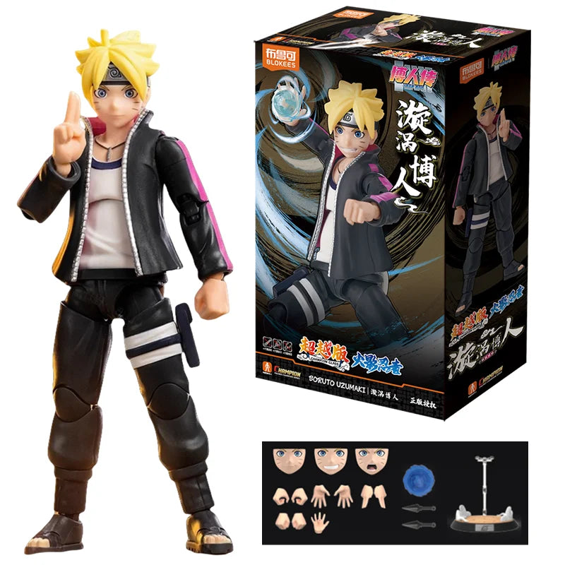 Blokees Naruto Action Figure DIY Toy Uzumaki Boruto Assembling toy Figurines