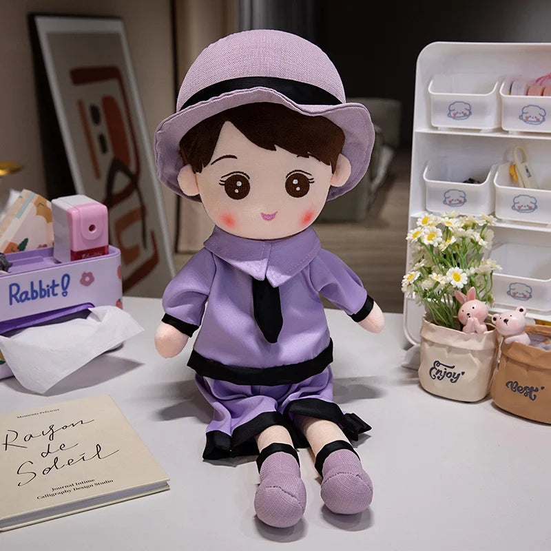 Kawaii Plush Girl Dolls  Soft Stuffed Dolls Lovely Plush Toys Girl Toys Kids Birthday Valentine Gift