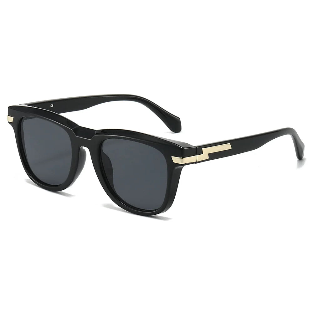 JNPCXI New Ins Popular Fashion Square Men Sunglasses Retro Brand Designer Gradient Shades UV400 Women Punk Trending Sun Glasses