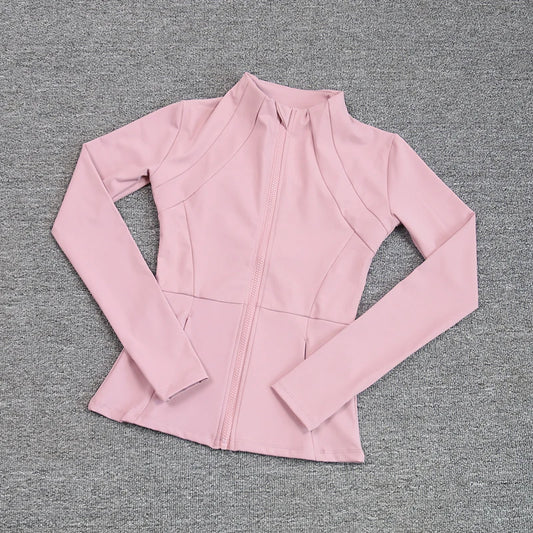 Sports Coat Women's Shirt Yoga Slim Long Sleeve Fast Running Thin Pilates Fitness Suit Top Clothing