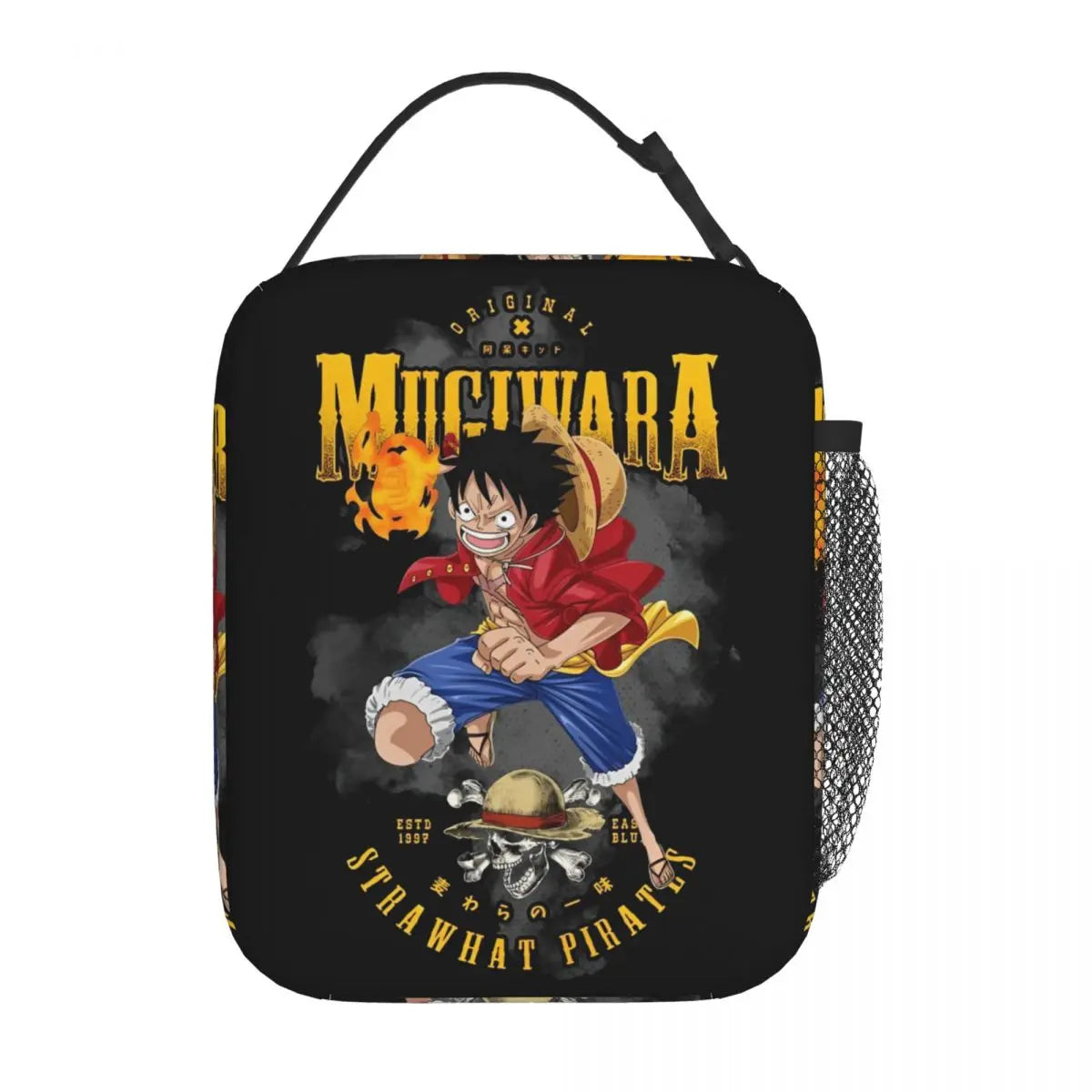 One Piece Monkey D Luffy Anime Insulated Lunch Thermal Bag Work School Bag M19