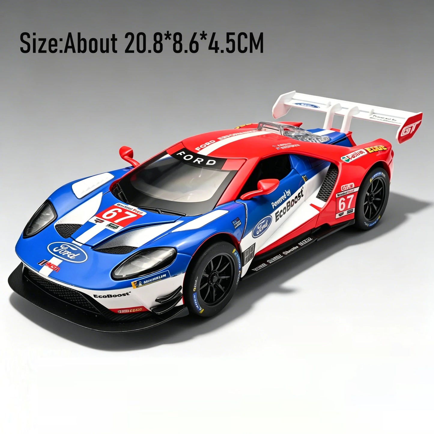 1:24 GT.MK Senna Miniature Model Diecast Alloy Car Toys Shock Absorption Doors Opened Sound Light Pull Back Vehcies Holiday Gift