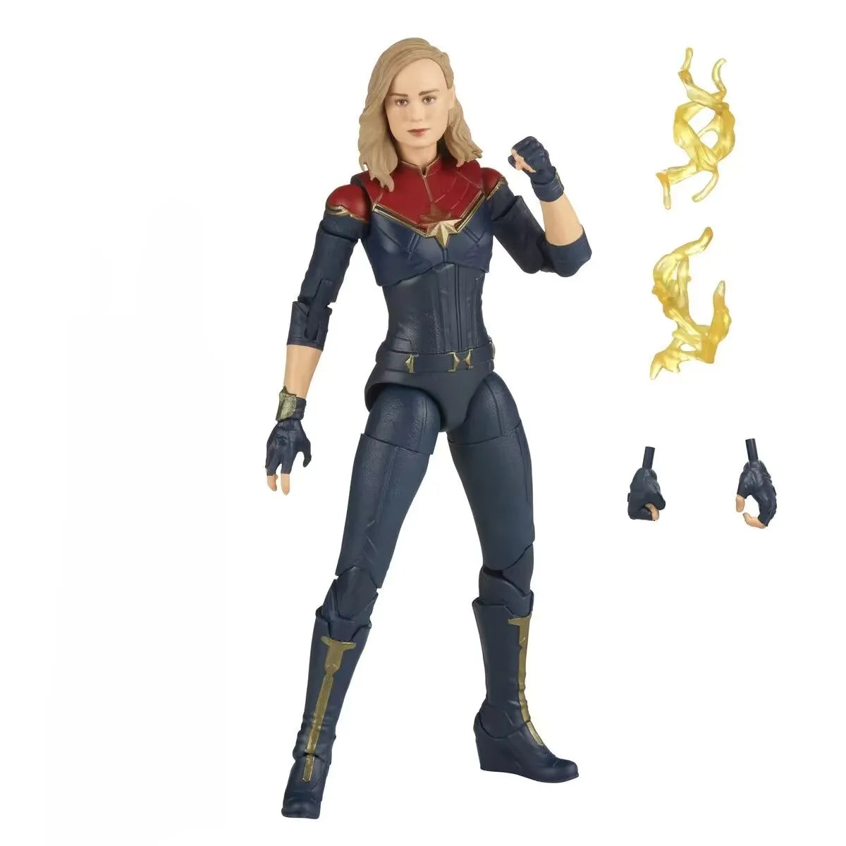 Marvel Legends Captain Marvel Ms Marvel Marvel Boy Photon Karnak Iron Man Commander Rogers Awesome Hulk Wave 6" Action Figure