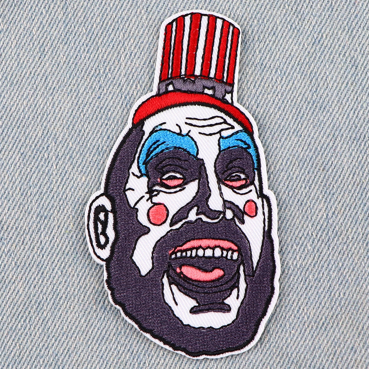 Funny Clown Embroidery Patches For Clothing Patches For Clothes Halloween DIY Iron on Patch On Clothes Stickers