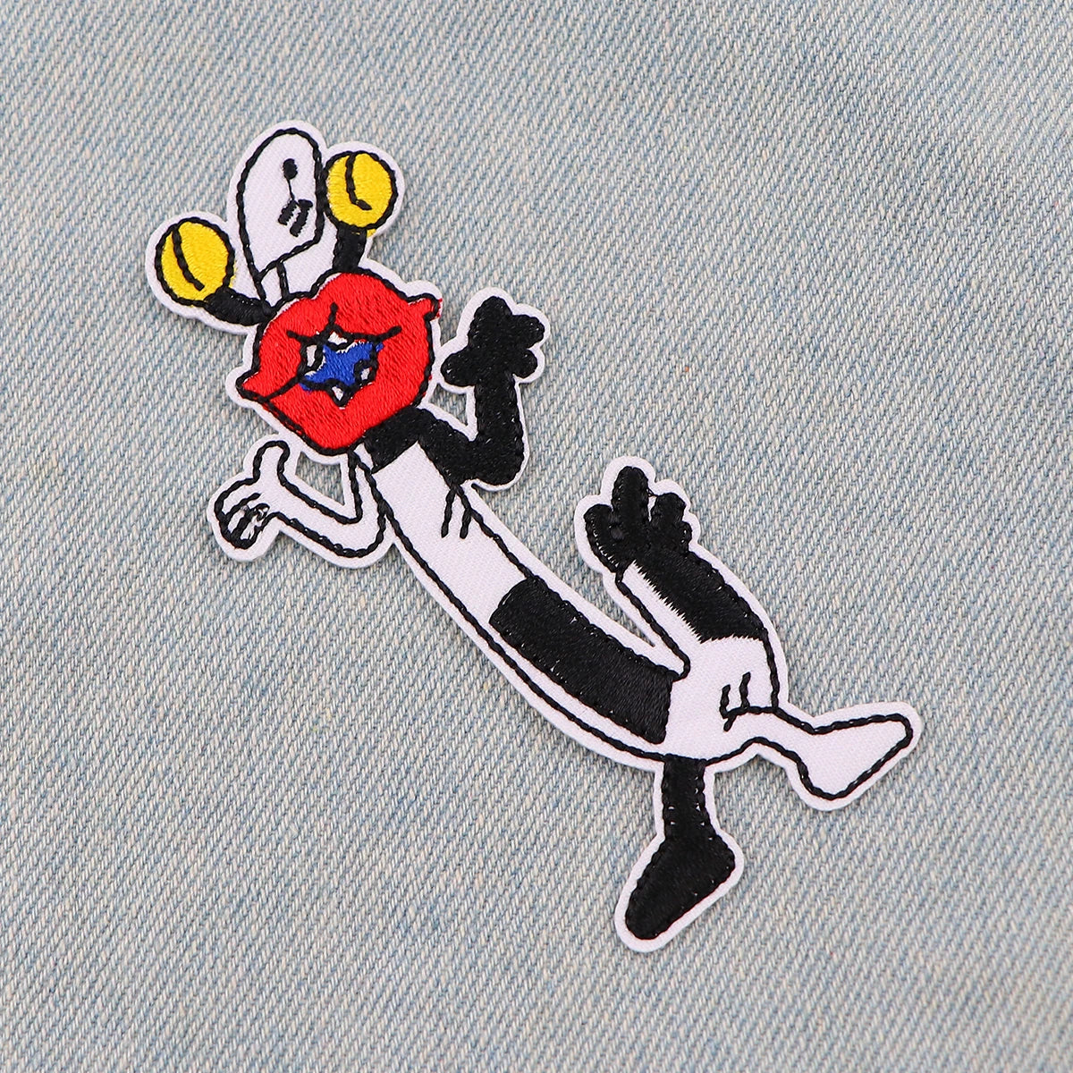 Funny Cartoon Embroidery Patch Iron On Patches for Clothing Thermoadhesive Patches Cute Things Patches On Clothes Badge DIY Sew