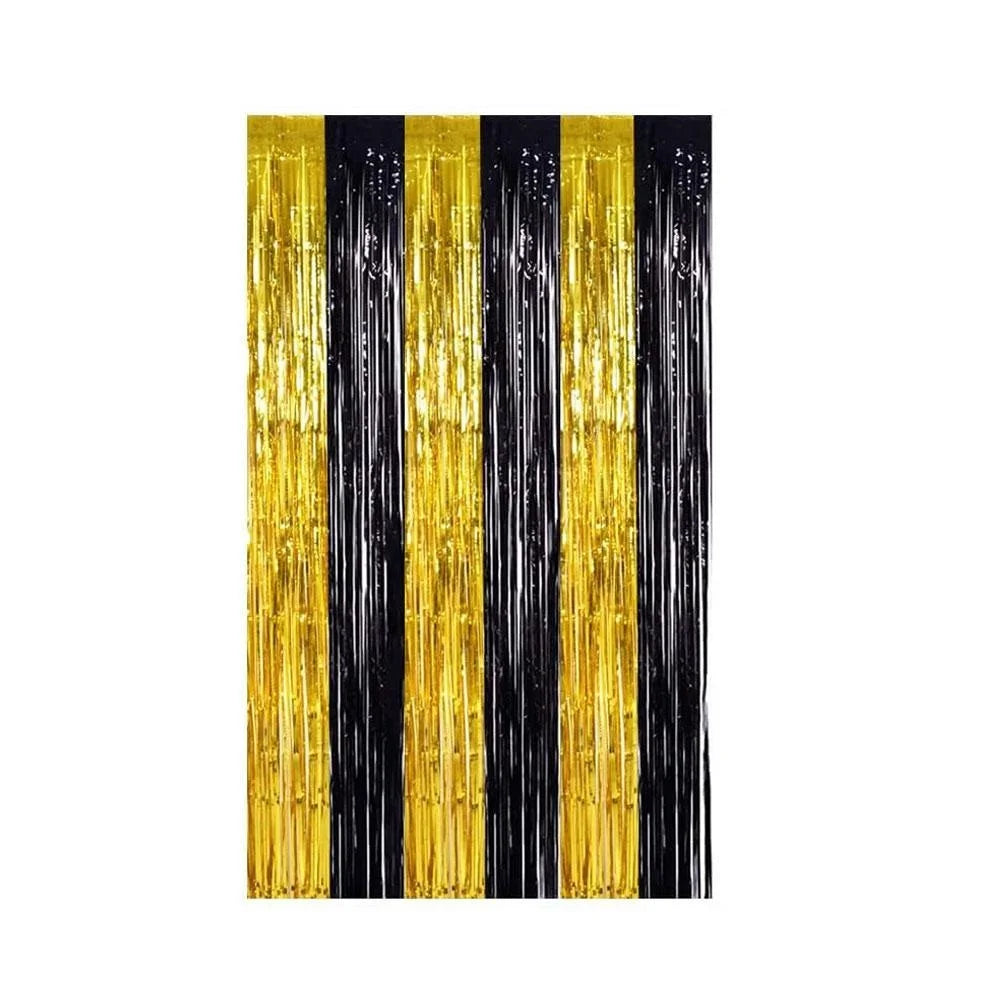 Party Backdrop Fringe Tinsel Curtain Adult Kids Birthday Party Wedding Decoration Baby Shower Graduation Favor Supplies