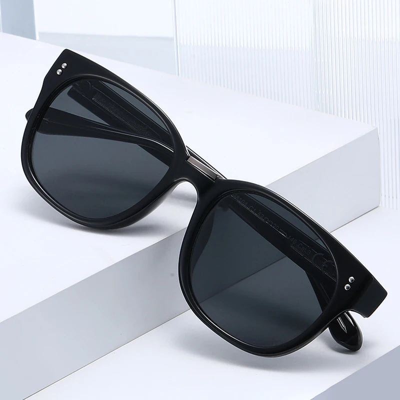 JNPCXI New Designer Square Sunglasses Men Women Fashion Tint Lens Stainless Steel Sun Shades UV400 Oculos Sol Feminino