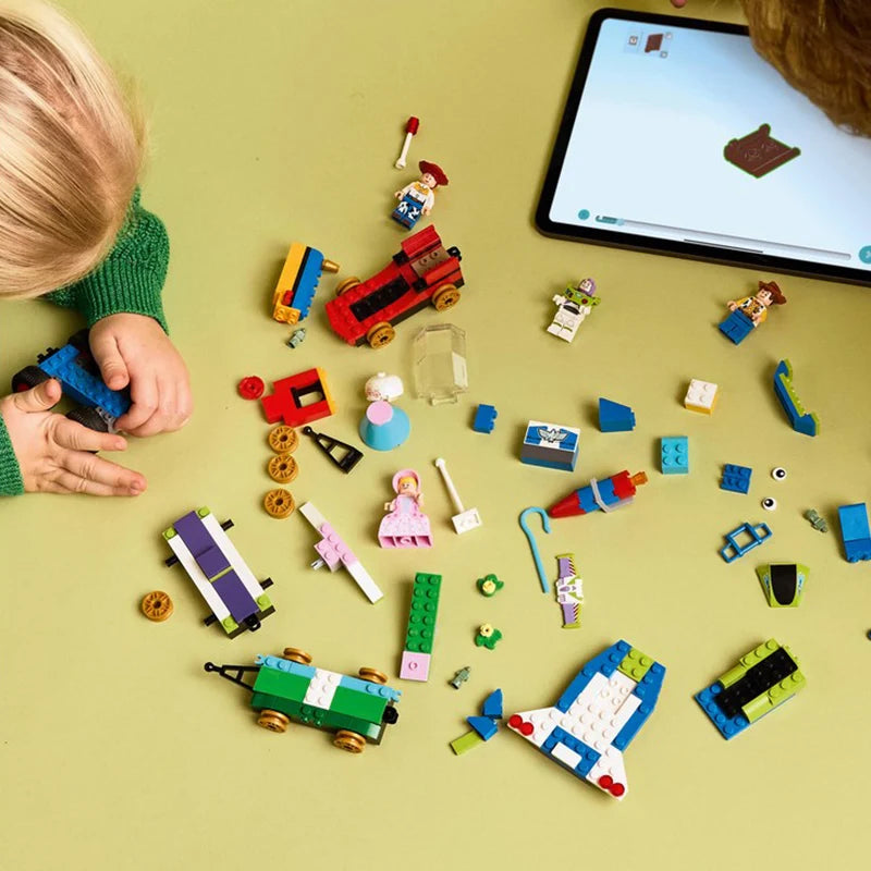 Lego Building Blocks Toy Story Celebration Train and Remote Control Car Puzzle