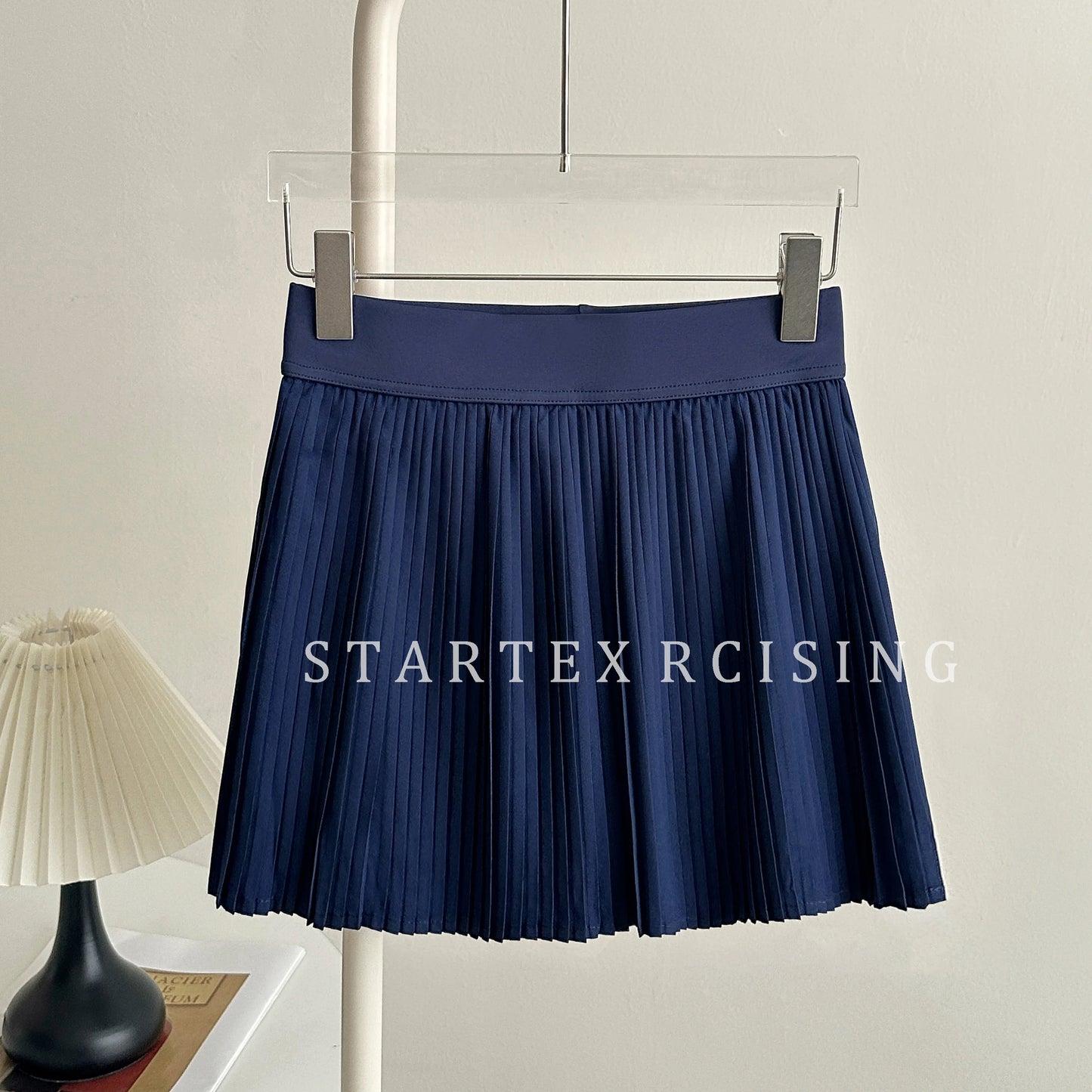 Women High Waist Pleated Tennis Skirt Anti Exposure Liner Shorts Mini Skirt Fitness Running Casual Short Skirts