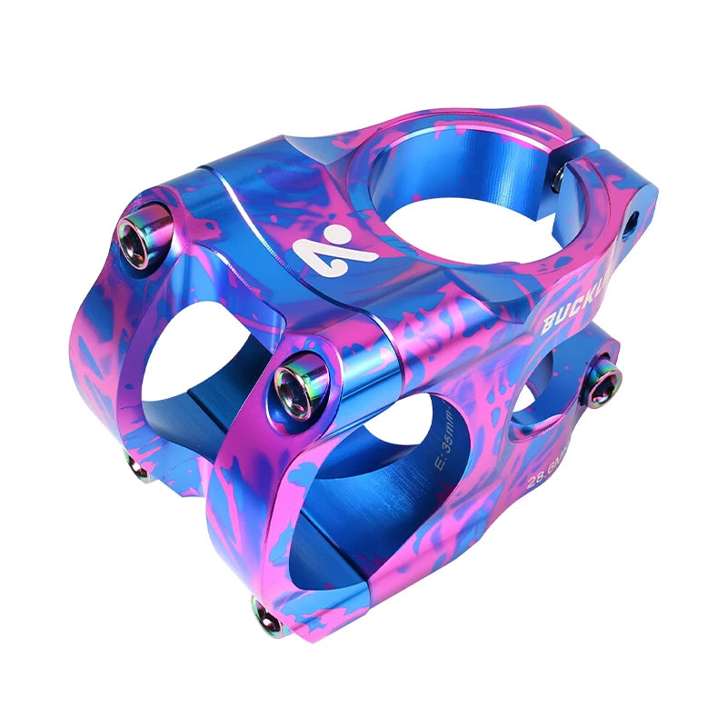 BUCKLOS Ultralight Bicycle Short Stem High Strength DH/AM/XC MTB Mountain Bike Aluminum Alloy CNC Stem 31.8×28.6MM Cycling Power