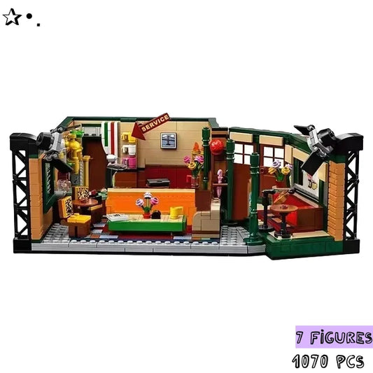 Friends Apartment 1070 pcs Building Block Bricks Toys Central Perk Model figures