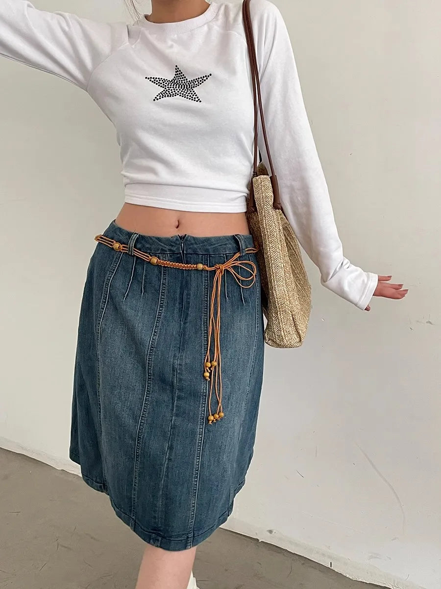 Ethnic Style Braided Waist Rope Slim Personality Tassel Hemp Rope Beaded Belt Ins Style Multi-Functional New