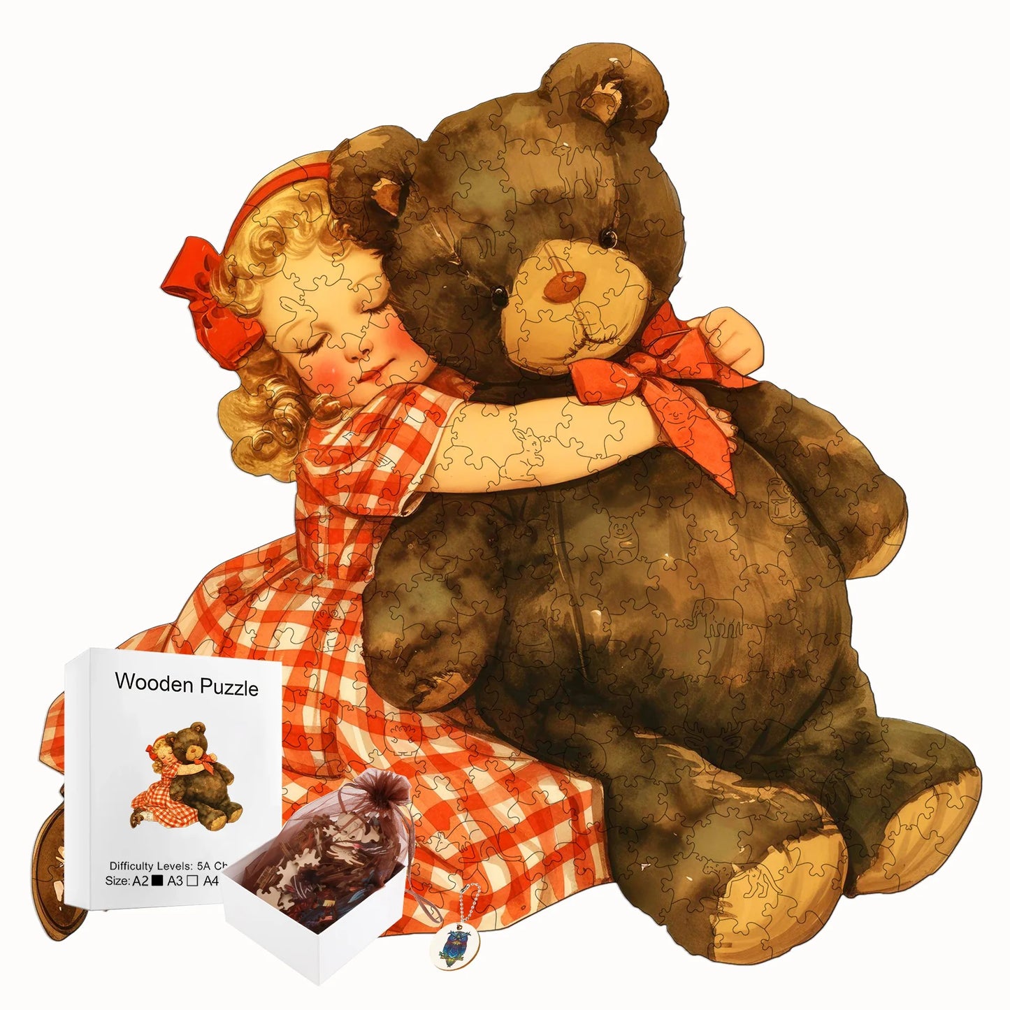 Interesting Wooden Jigsaw Puzzle Artistic Home Decor Christmas and Halloween Gift Toy For Teen And Kid
