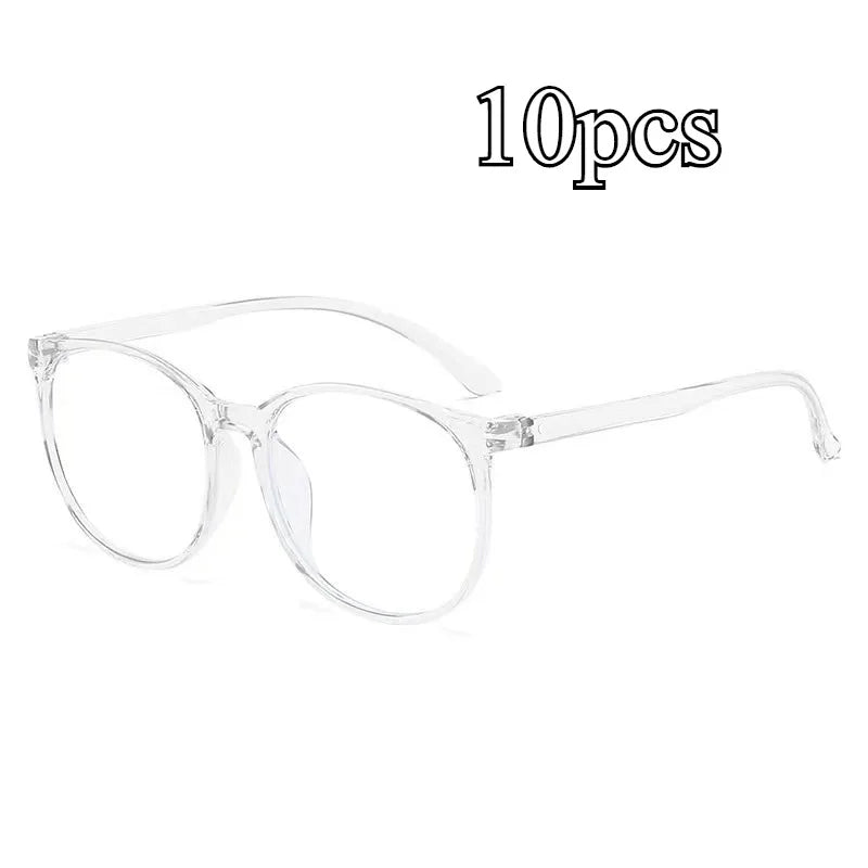 Anti-blue Light Optical Glasses Unisex Myopia Glasses Retro Ultra-light Large Square Frame