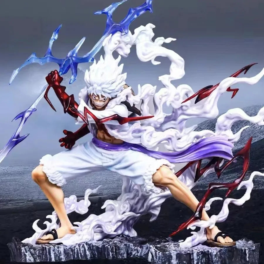 10 Inches One Piece Raiden Five Gear Nica Lightning Luffy Action Figure Collection